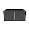 Castello Usa Alpine 30-inch Black Vanity Base with Chrome Handle CB-MC-30BLK-CHR-VBO - alternate 3
